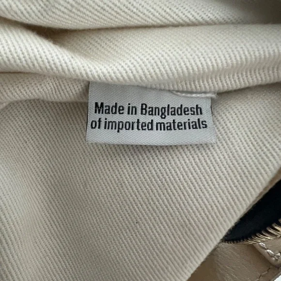 Clare V. Moyen Woven Messenger Bag in Cream - Picture 8 of 12